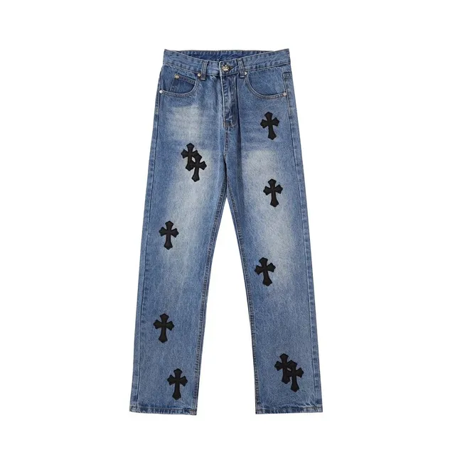 Chrome Hearts Cross Patch Jeans