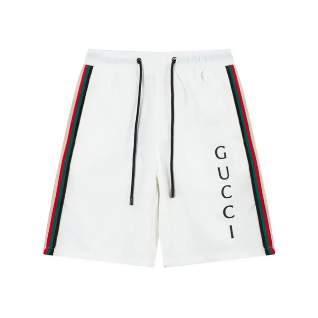 Gucci Web-Striped Shorts Web Stripe