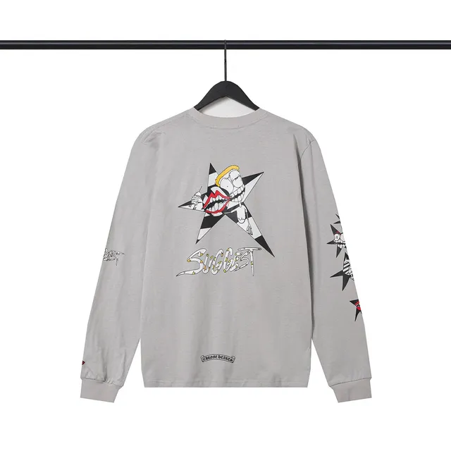Chrome Hearts Long Sleeve Tee Sugest Star Graphic