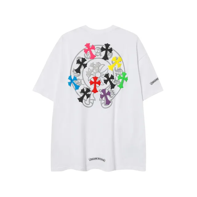 Chrome Hearts Cross Circle Tee Multi-Color Cross Graphic