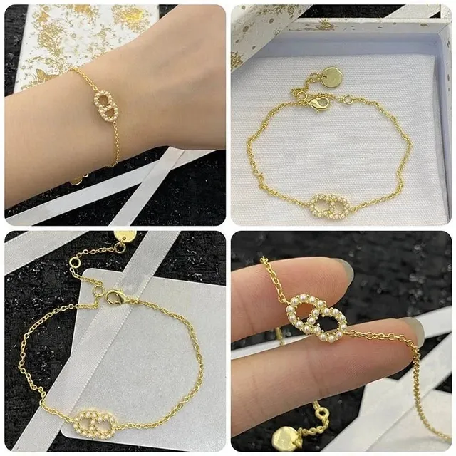 Swarovski Infinity Pearl Bracelet Gold-Tone with Cultured Pearls