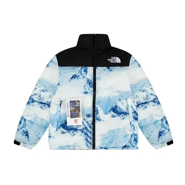 The North Face Nuptse Jacket Summit Series Mountain Print