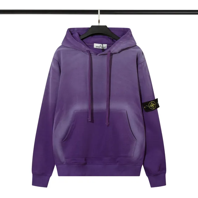 Stone Island Hooded Sweatshirt Gradient Purple