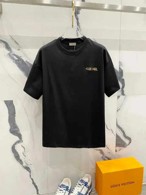 Dior T-Shirt Gold Logo