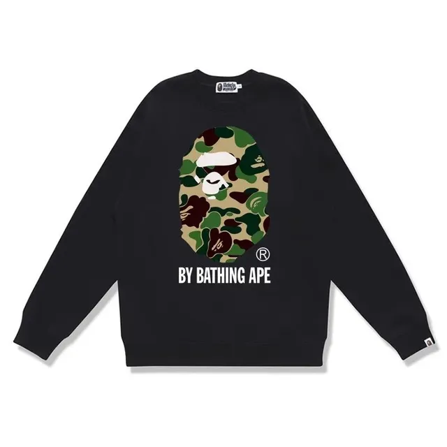 BAPE Crewneck Sweatshirt Camouflage Ape Head