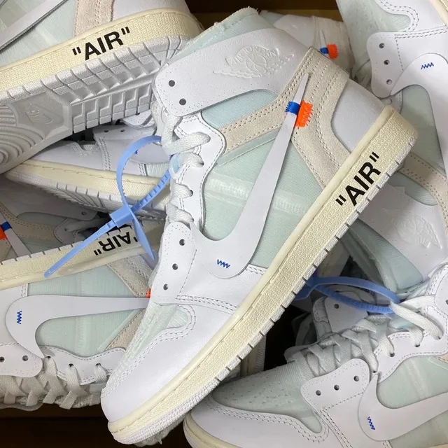 AJ1 Ow纯白