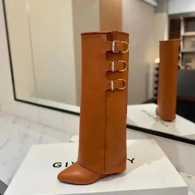 Givenchy Buckle Boot Three-Buckle