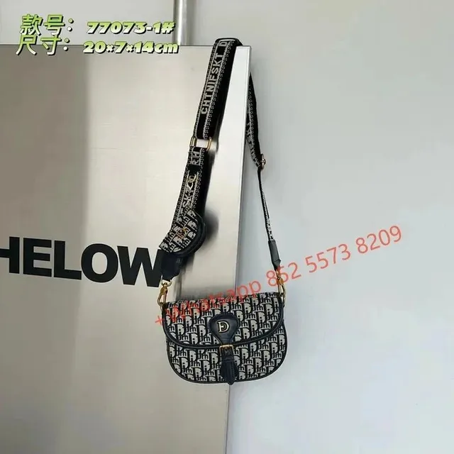 Dior B22 Saddle Bag Oblique Print