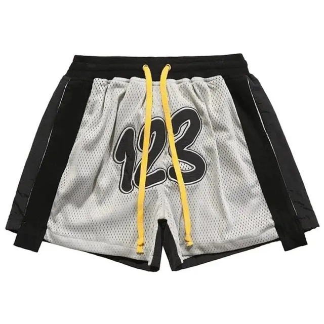 Mesh Shorts 123 Graphic