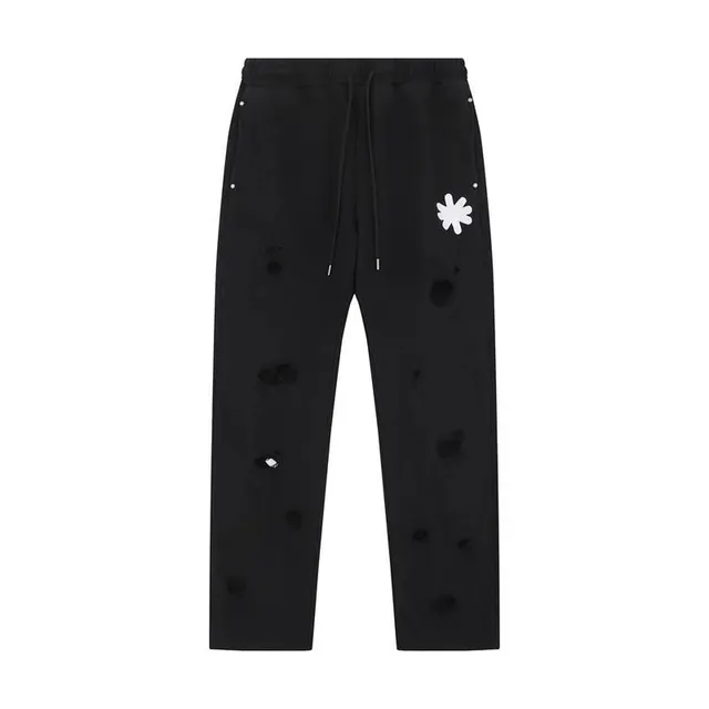 Broken Planet Distressed Joggers Flower Logo