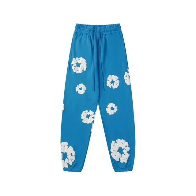 Balenciaga Joggers Floral Appliqué