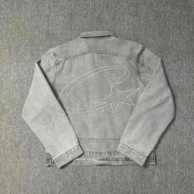 Chrome Hearts Denim Jacket Embroidered Star Logo