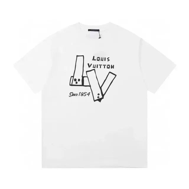 Louis Vuitton Graphic T-Shirt LV Sketch Print