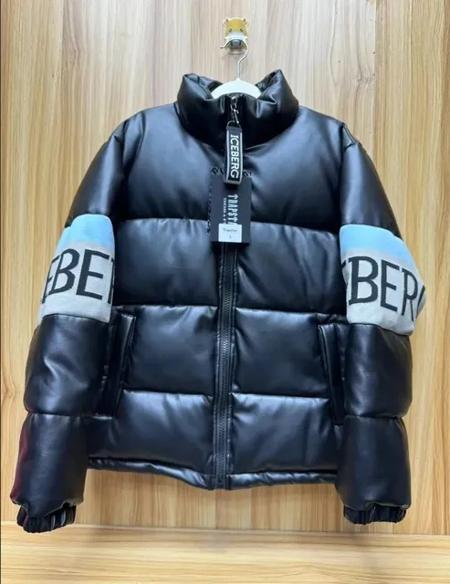 Iceberg Puffer Jacket Logo Sleeve