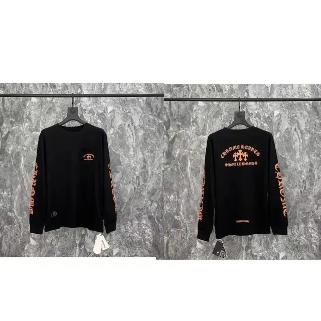 Chrome Hearts Long Sleeve Tee Hollywood Cross Print
