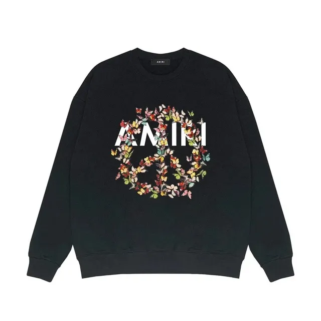 Amiri Crewneck Sweatshirt Butterfly Logo