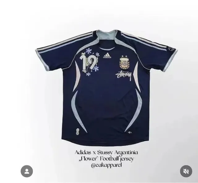 Adidas × Stüssy Football Jersey Flower