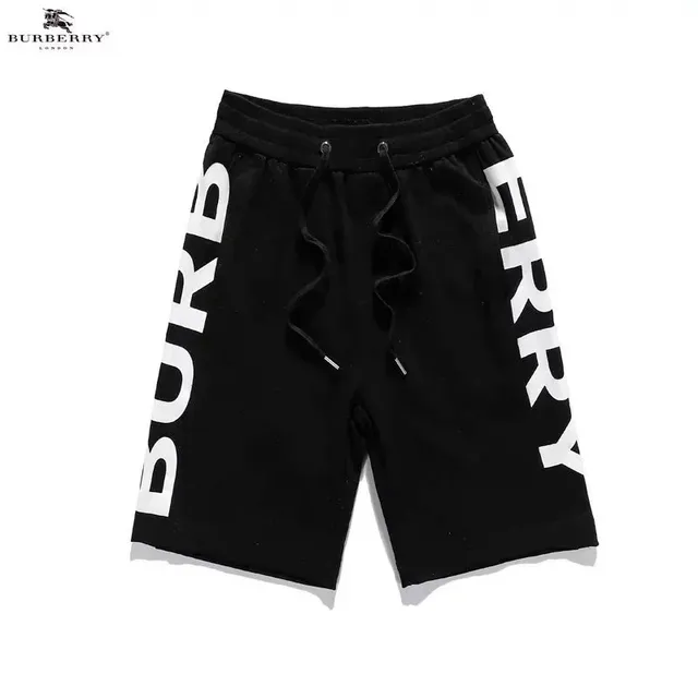 Burberry Logo Shorts Oversized Logo Print