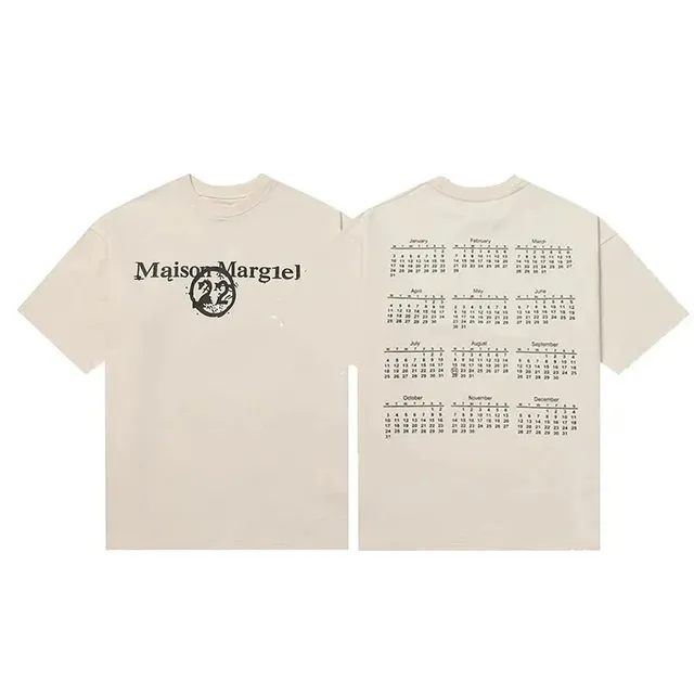 Maison Margiela Calendar Tee Printed