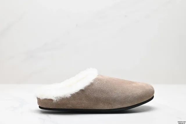 Birkenstock Arizona Slipper Suede with Shearling Lining