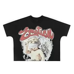 Mixed Emotion Cropped Graphic Tee