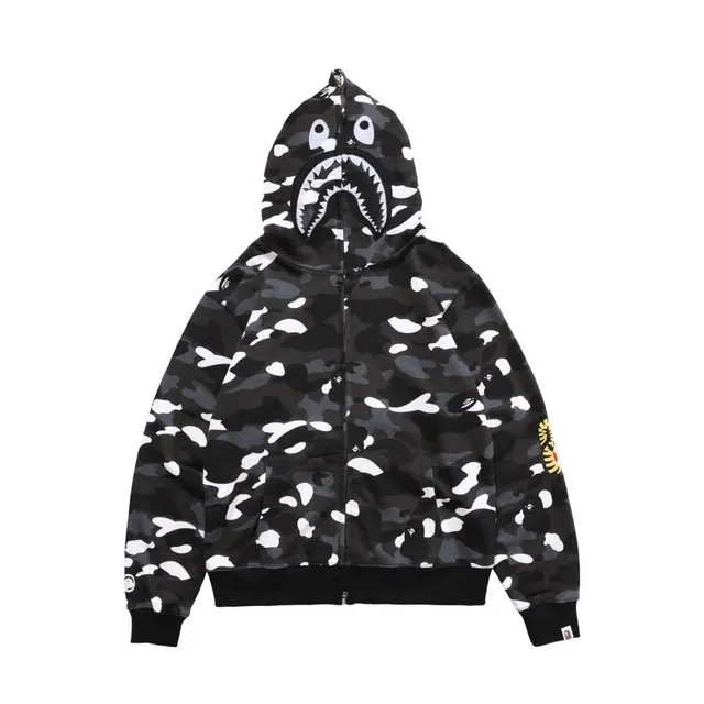 BAPE Shark Hoodie Camouflage