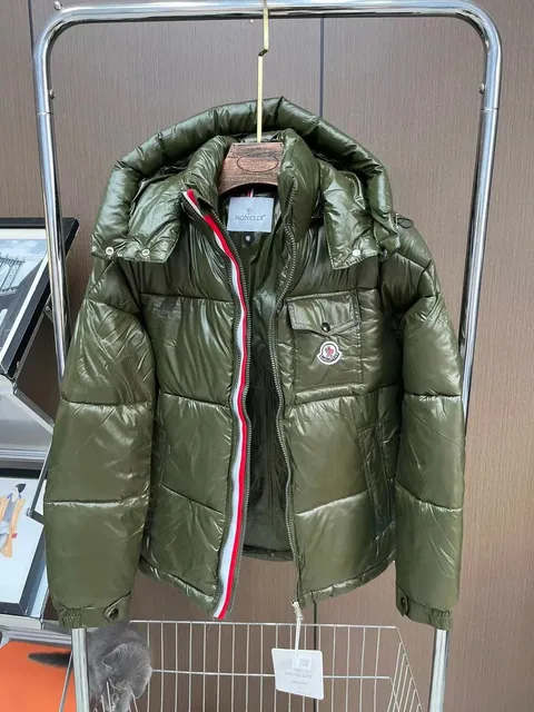 Moncler Down Jacket Olive Green
