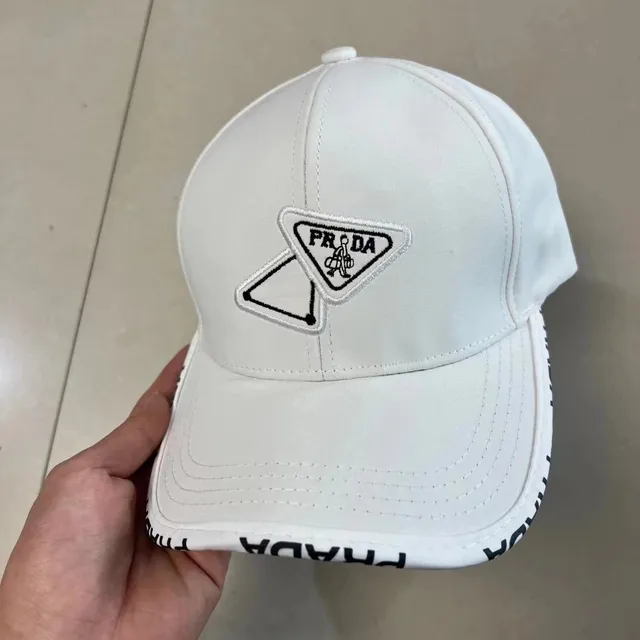 Prada Baseball Cap Triangle Logo