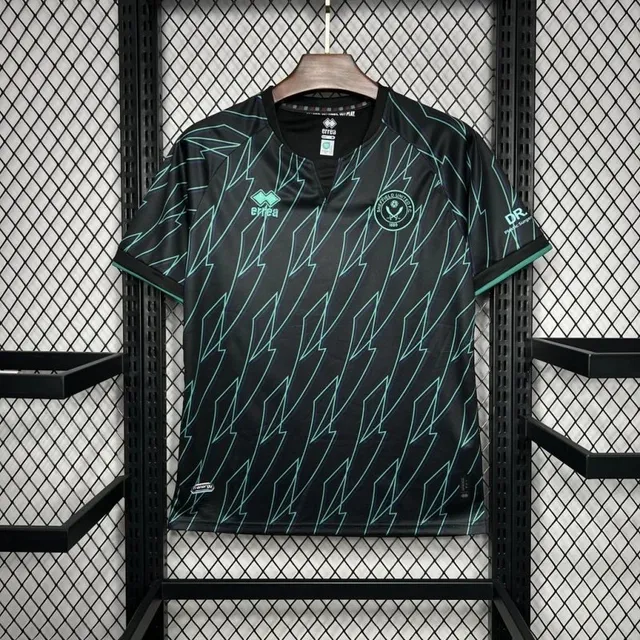 Erreà Sheffield United Home Jersey Lightning Bolt Print