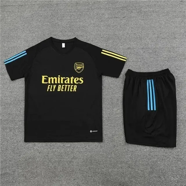 Adidas Arsenal Training Set Black with Yellow and Blue Accents