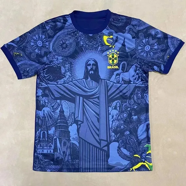 Nike Brazil National Team Jersey Christ the Redeemer Graphic