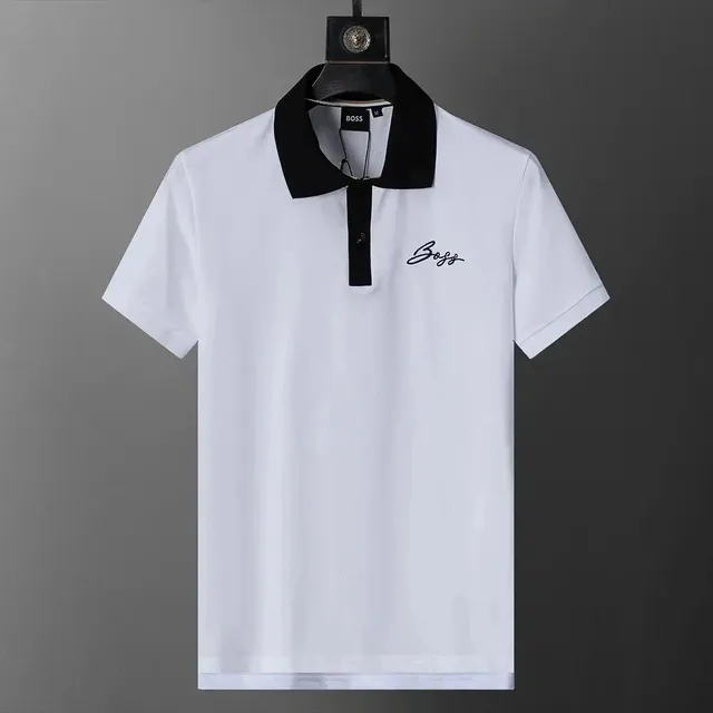 Hugo Boss Polo Shirt Contrast Collar