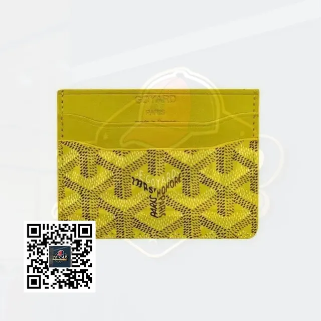 Goyard Card Holder Goyardine Canvas