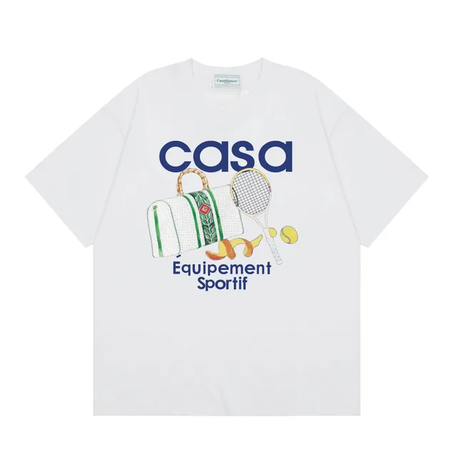 Casablanca T-Shirt Sport Equipment Print