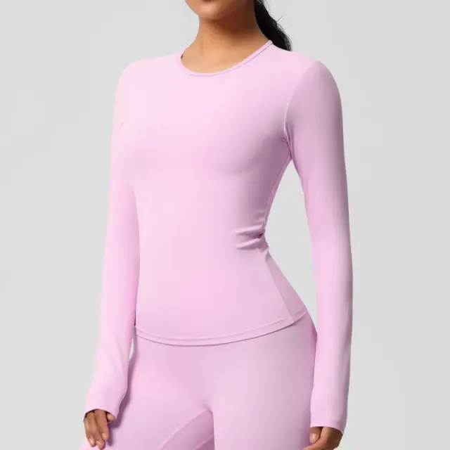 7102 long sleeve-sakura pink
