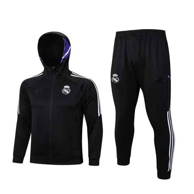Adidas Training Tracksuit Real Madrid Black Purple