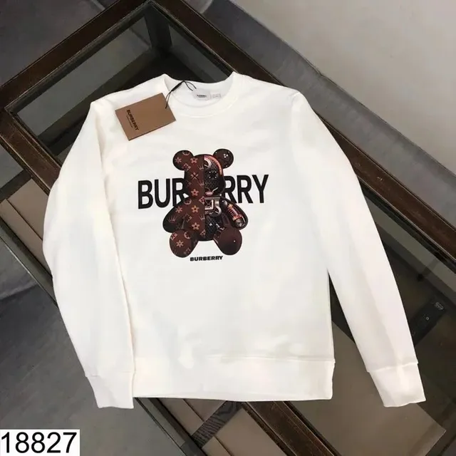 Burberry Crewneck Sweatshirt Bear Logo Print