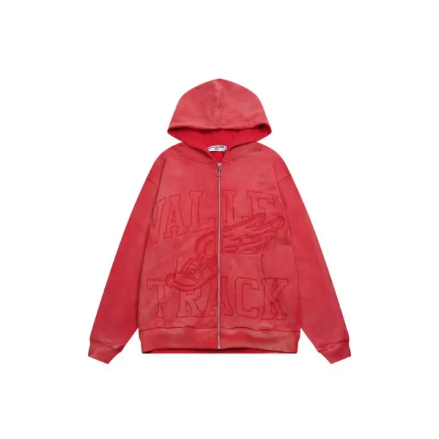 Vale Forever Zip-Up Hoodie Valley Track Embroidered