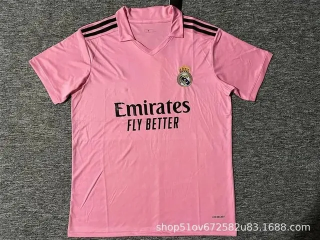 Adidas Real Madrid Away Jersey 2023/24 Pink