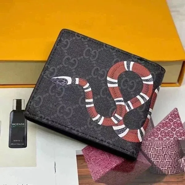 Gucci Bifold Wallet Kingsnake Print