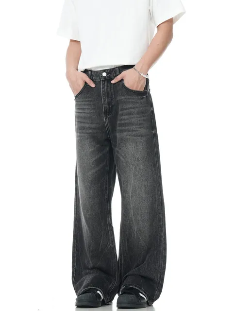 Levi's Wide-Leg Jeans Washed Black