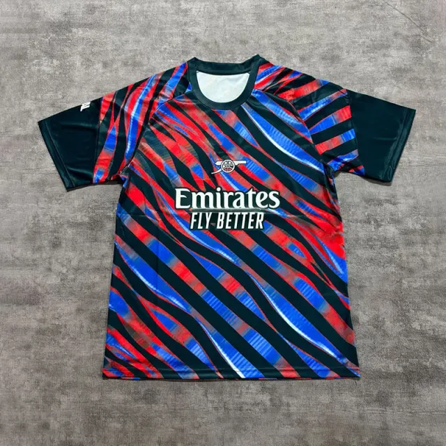 26-27阿森纳训练服红蓝