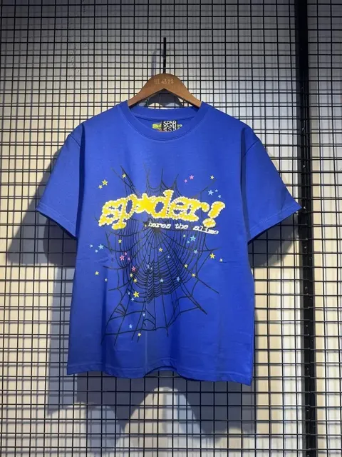 Sp5der Graphic Tee Spider Web Stars