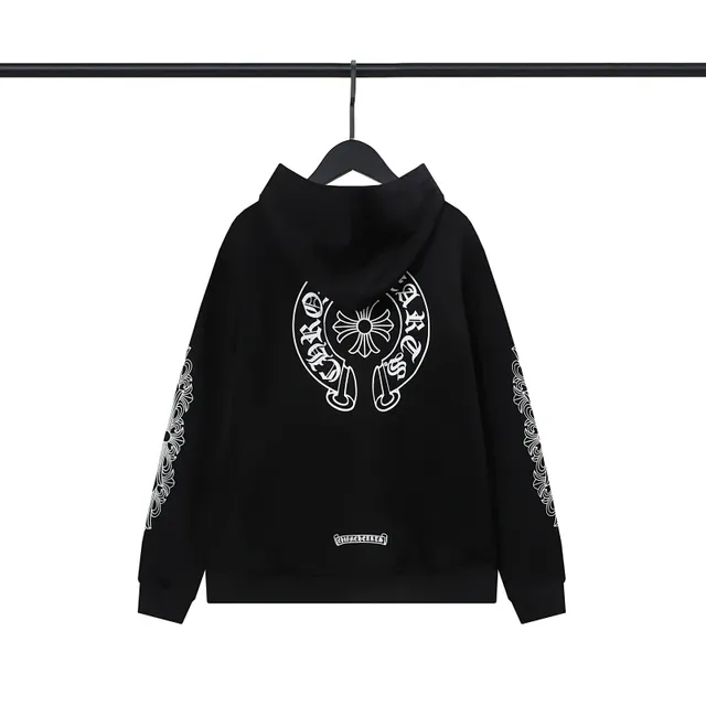 Chrome Hearts Hoodie Cross Logo Print