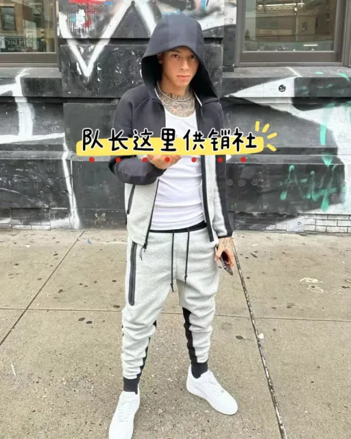 Zip-Up Hoodie Two-Tone