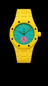 Audemars Piguet Royal Oak Yellow Rubber Strap