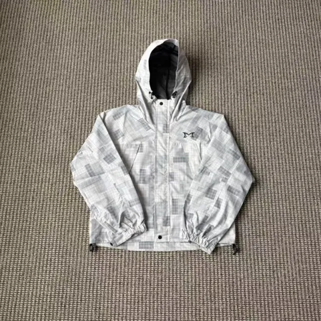 Mertra Hooded Jacket Grid Print