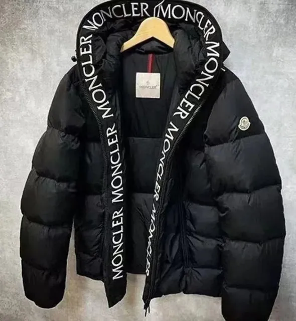 Moncler Logo-Trim Puffer Jacket