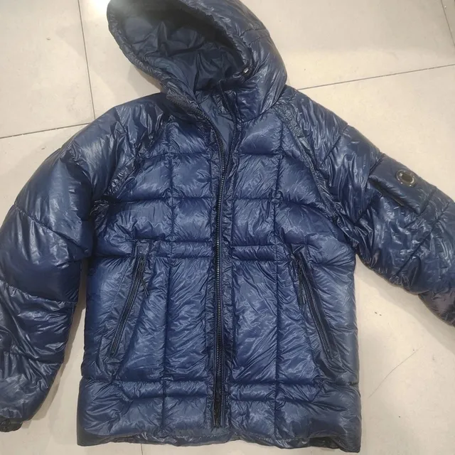 C.P. Company Goggle Jacket Shiny Nylon Puffer