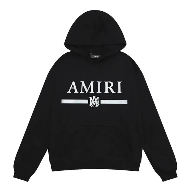 Amiri Logo Hoodie White Logo